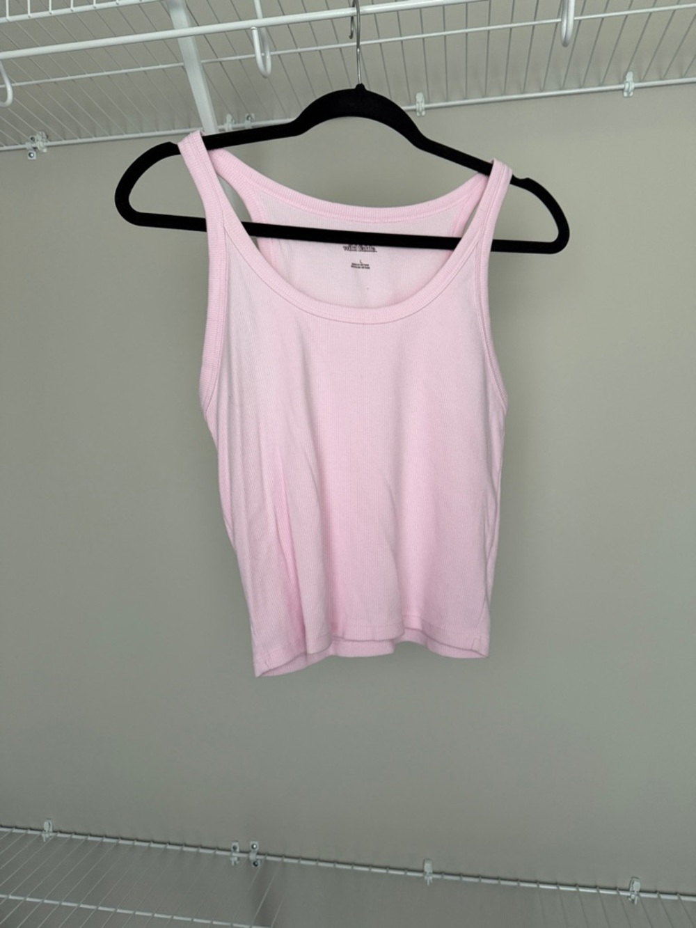 wild fable Soft Ribbed Tank Top - Pale Pink